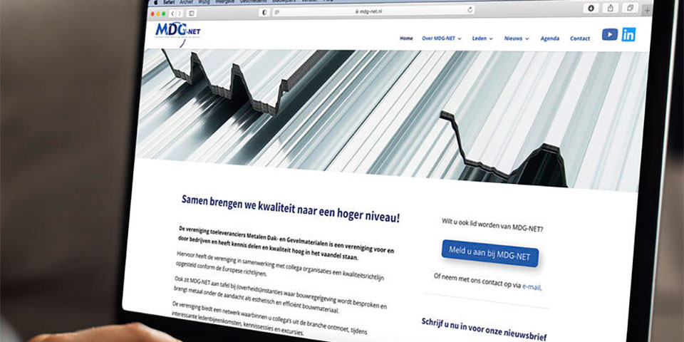 ‘Frisse website ondersteunt nieuwe koers MDG-NET’