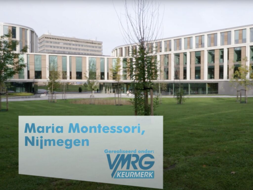 Maria Montessori is het nieuwe gebouw voor de Faculteit der Sociale Wetenschappen van de Radboud Universiteit Nijmegen.